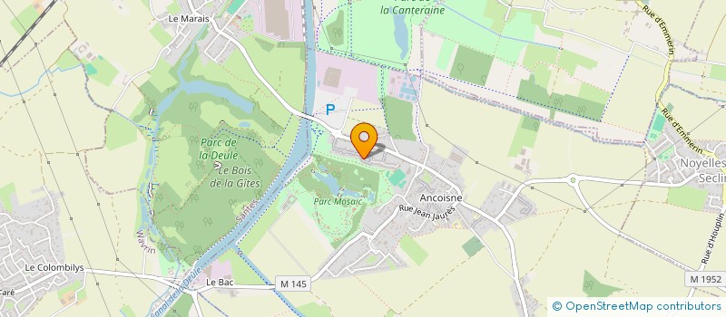 localisation de l'entreprise 490 350 386   HOUPLIN-ANCOISNE