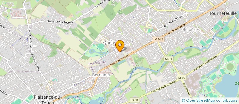 localisation de l'entreprise 490 466 620   TOURNEFEUILLE