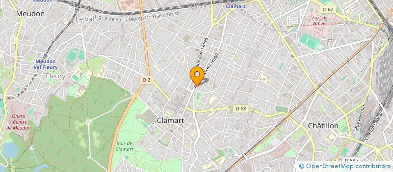 localisation de l'entreprise 490 518 727 à CLAMART