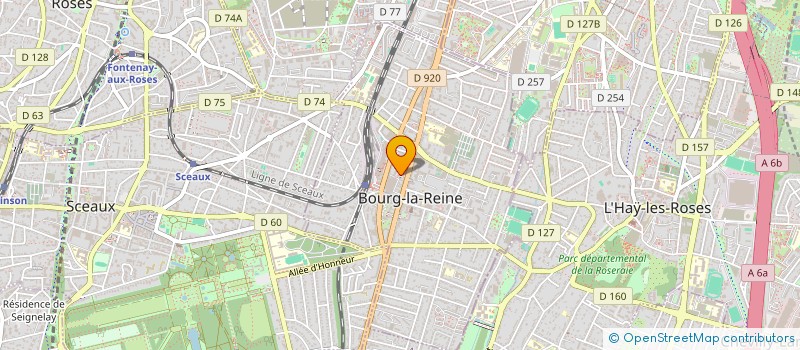 localisation de l'entreprise 490 529 906  à BOURG-LA-REINE