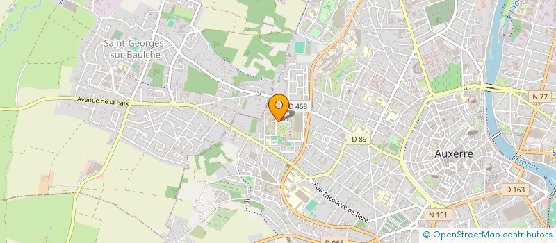 localisation de l'entreprise 490 578 275   AUXERRE