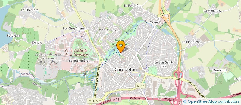 localisation de l'entreprise 490 619 426 à CARQUEFOU