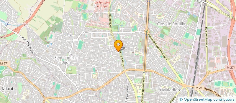 localisation de l'entreprise 490 718 038   FONTAINE-LES-DIJON
