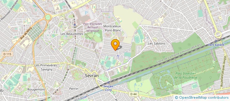 localisation de l'entreprise 490 749 330  à SEVRAN