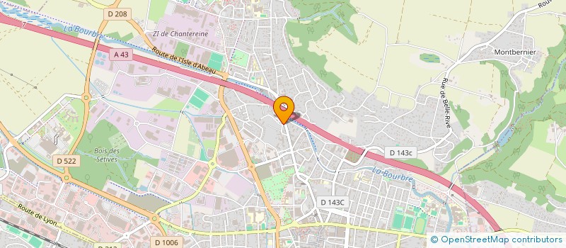 localisation de l'entreprise 490 756 582   LES AVENIERES VEYRINS-THUELLIN