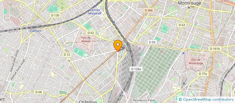 localisation de l'entreprise 490 855 400   CHATILLON