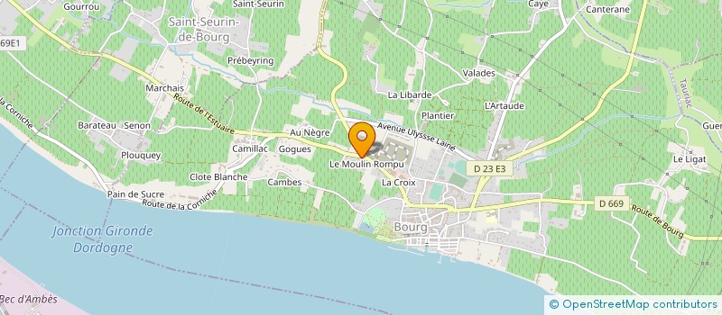 localisation de l'entreprise 490 954 591   BOURG