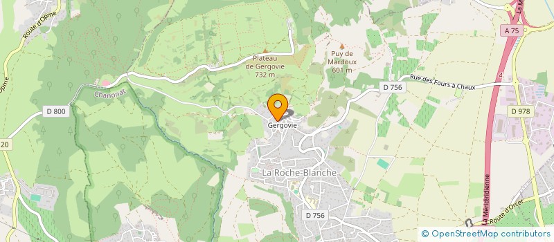 localisation de l'entreprise 490 988 953   LA ROCHE-BLANCHE