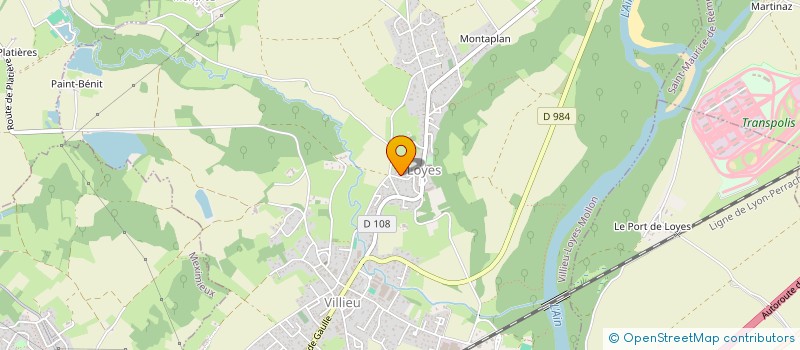 localisation de l'entreprise 491 312 856   MONTALIEU-VERCIEU