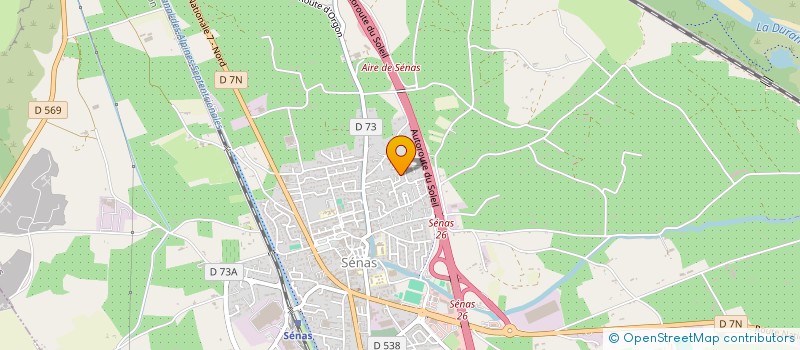 localisation de l'entreprise 491 318 663   SENAS