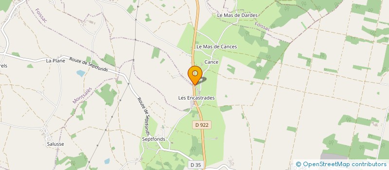 localisation de l'entreprise 491 329 868   MONTSALES