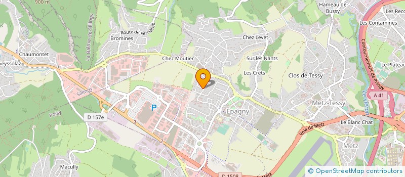 localisation de l'entreprise 491 484 515   EPAGNY METZ-TESSY