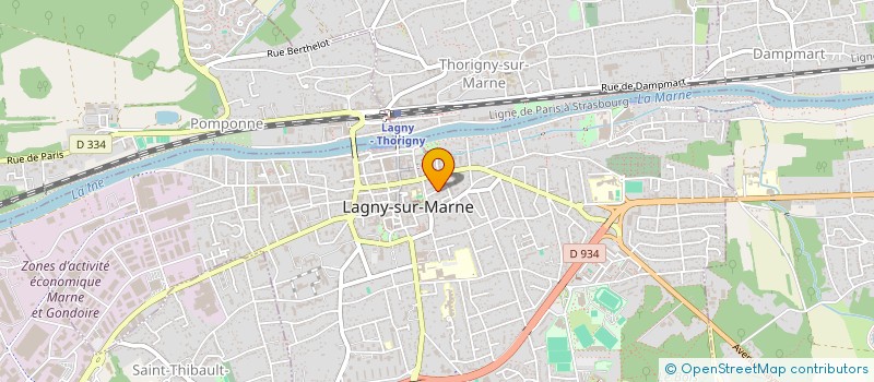 localisation de l'entreprise 491 484 564 à LAGNY-SUR-MARNE