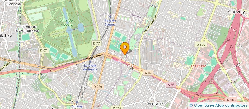 localisation de l'entreprise 491 514 592  à ANTONY