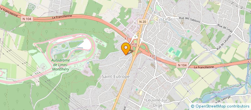 localisation de l'entreprise 491 549 531   LINAS