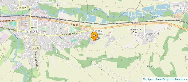 localisation de l'entreprise 491 576 229   FISMES