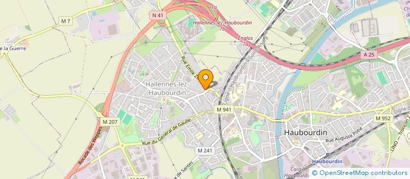 localisation de l'entreprise 491 602 504   HALLENNES-LEZ-HAUBOURDIN