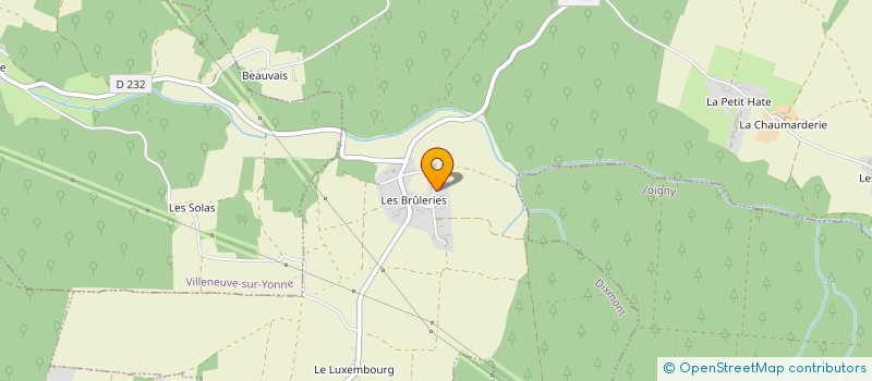 localisation de l'entreprise 491 710 398   VILLENEUVE-SUR-YONNE