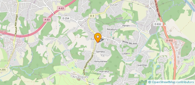 localisation de l'entreprise 491 717 260   ARCANGUES