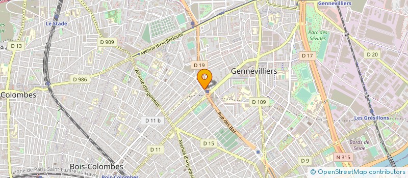 localisation de l'entreprise 491 764 528   ASNIERES-SUR-SEINE