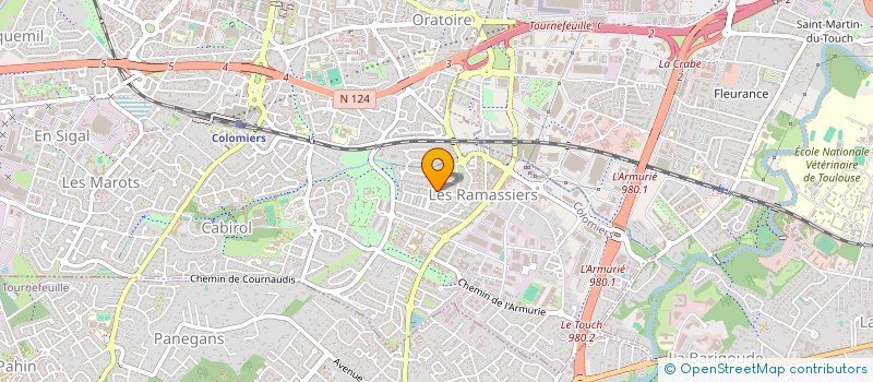 localisation de l'entreprise 491 775 672 à COLOMIERS