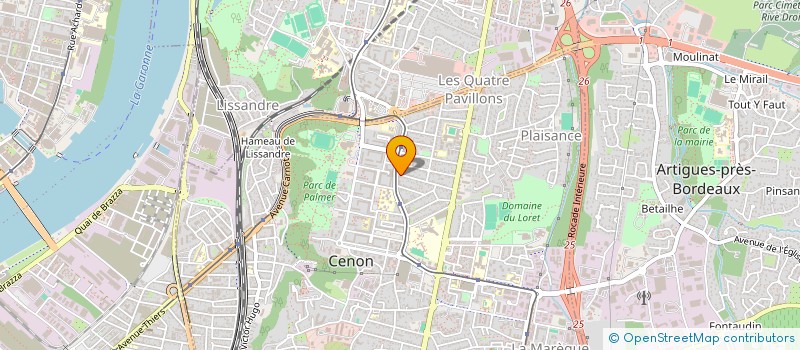 localisation de l'entreprise 491 812 509   BORDEAUX