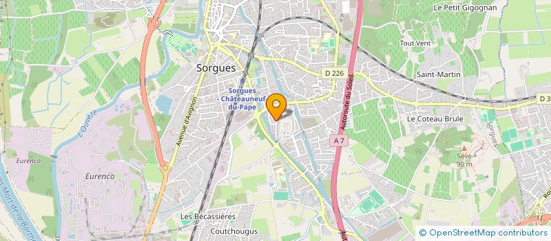 localisation de l'entreprise 491 816 146   SORGUES