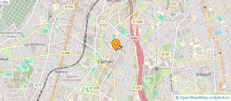 localisation de l'entreprise 491 854 683   CACHAN