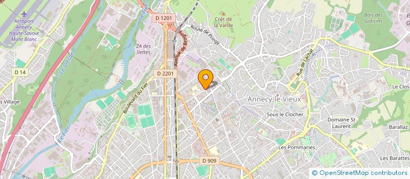 localisation de l'entreprise 491 883 369  à ANNECY