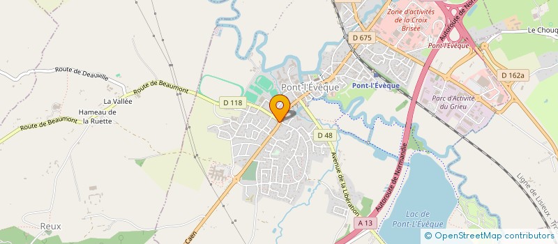 localisation de l'entreprise 491 887 394   PONT-L'EVEQUE