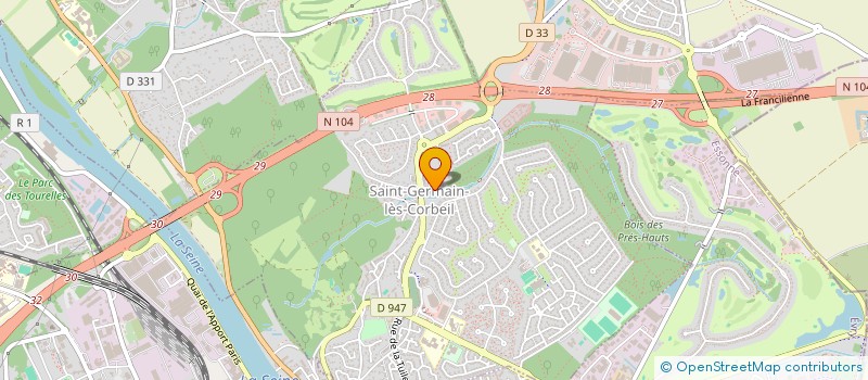 localisation de l'entreprise 491 993 390   SAINT-GERMAIN-LES-CORBEIL