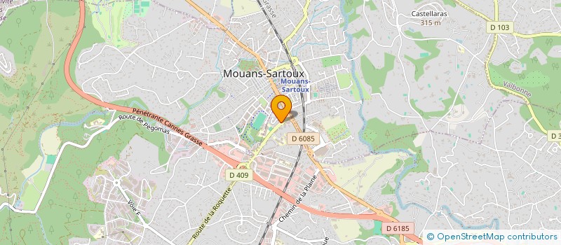 localisation de l'entreprise 492 170 626 à MONTAUROUX