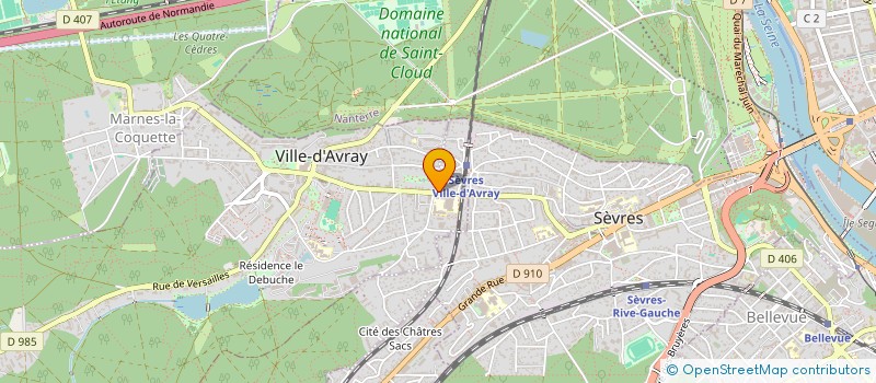 localisation de l'entreprise 492 200 357  à VERSAILLES
