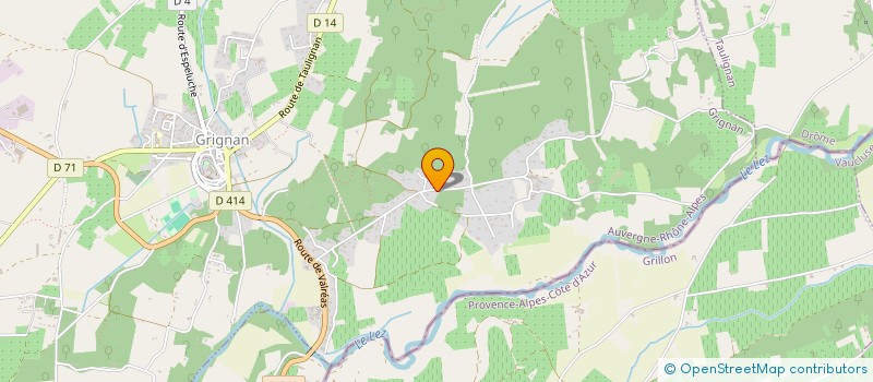 localisation de l'entreprise 492 221 742   GRIGNAN