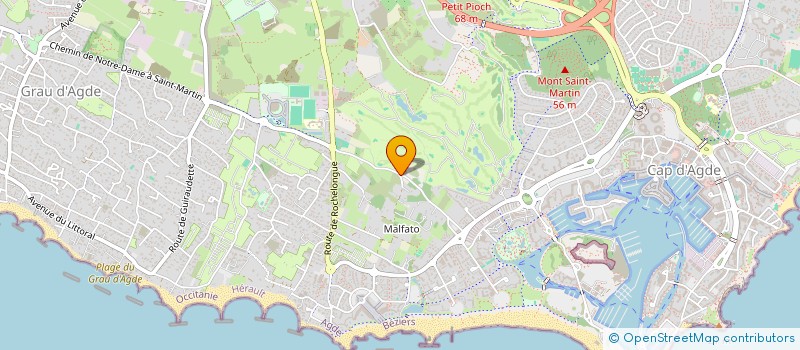 localisation de l'entreprise 492 316 005   AGDE