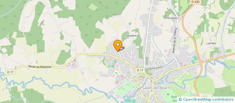 localisation de l'entreprise 492 326 277  à SALIES-DE-BEARN