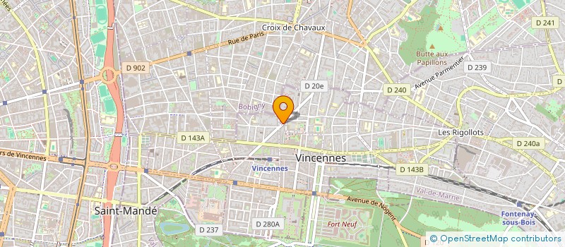 localisation de l'entreprise 492 331 020 à VINCENNES