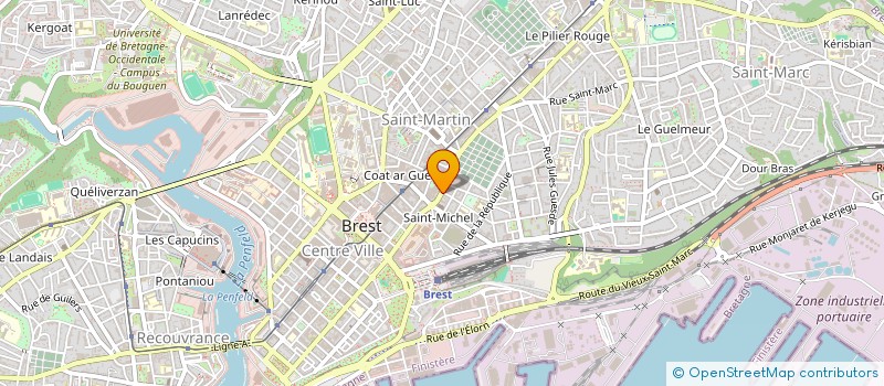 localisation de l'entreprise 492 390 398  à BREST