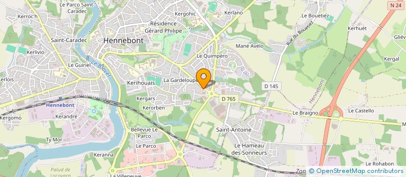 localisation de l'entreprise 492 415 591   HENNEBONT