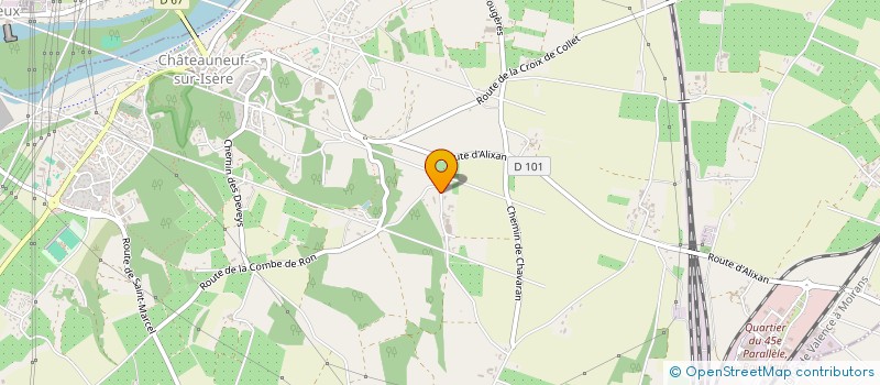 localisation de l'entreprise 492 437 918   SAINT-MARCEL-LES-VALENCE