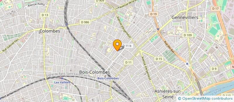 localisation de l'entreprise 492 447 099  à GENNEVILLIERS