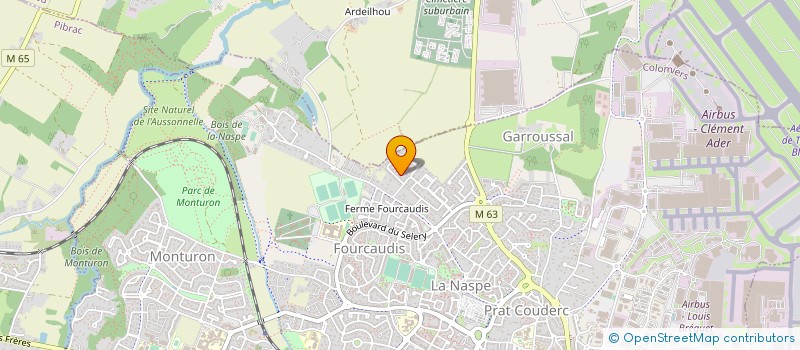 localisation de l'entreprise 492 458 724 à COLOMIERS