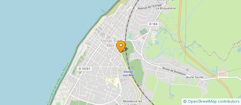 localisation de l'entreprise 492 525 936   SOULAC-SUR-MER