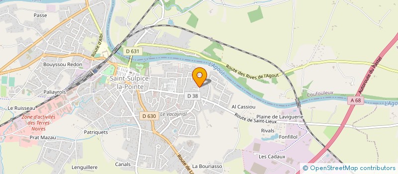 localisation de l'entreprise 492 550 496   SAINT-SULPICE-LA-POINTE