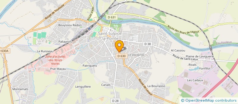 localisation de l'entreprise 492 563 143  à SAINT-SULPICE-LA-POINTE