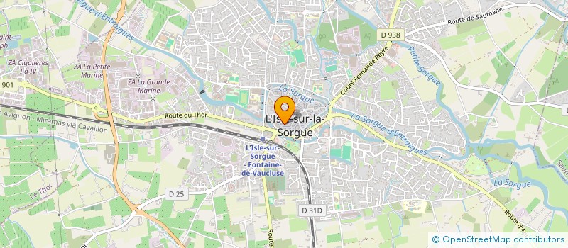 localisation de l'entreprise 492 571 955   L'ISLE-SUR-LA-SORGUE