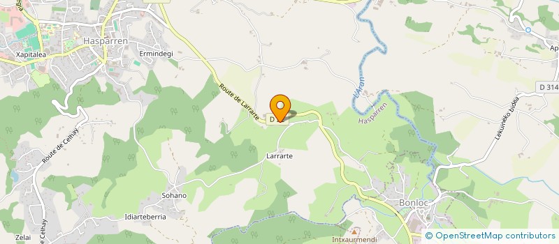 localisation de l'entreprise 492 614 805   HASPARREN