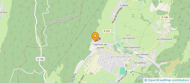 localisation de l'entreprise 492 637 178   AUTRANS-MEAUDRE EN VERCORS