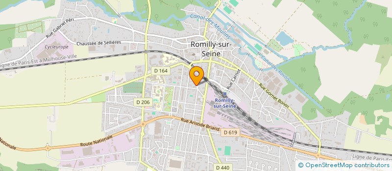 localisation de l'entreprise 492 650 536 à ROMILLY-SUR-SEINE