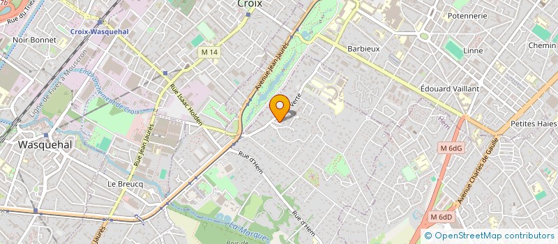 localisation de l'entreprise 492 689 823   CROIX